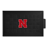 Nebraska Cornhuskers Heavy Duty Vinyl Medallion Door Mat - 19.5in. x 31in.