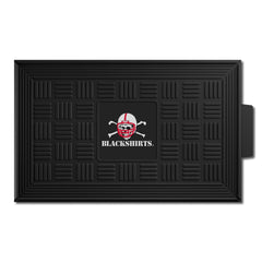 Nebraska Cornhuskers Heavy Duty Vinyl Medallion Door Mat - 19.5in. x 31in., Blackshirts - Nebraska