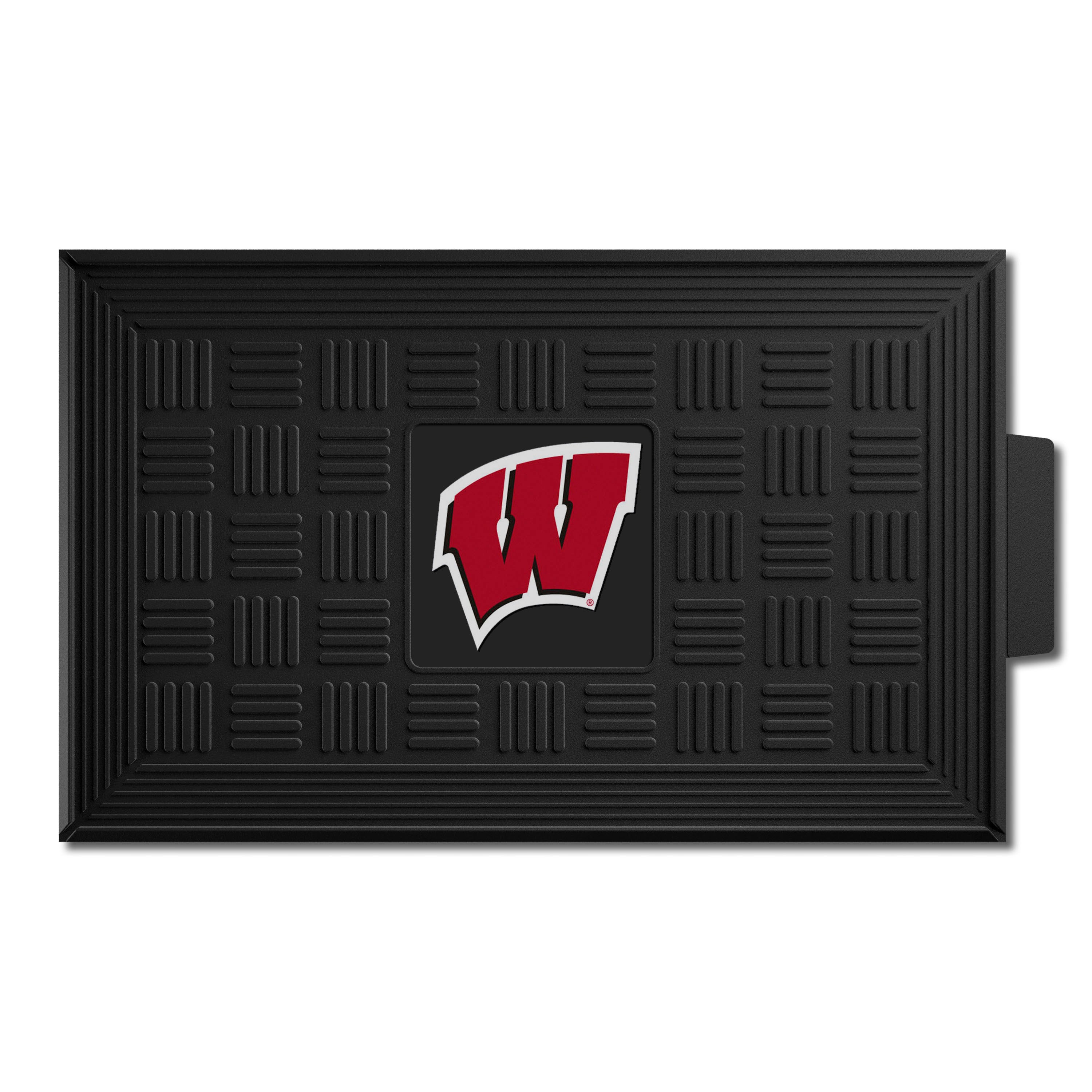 Wisconsin Badgers Heavy Duty Vinyl Medallion Door Mat - 19.5in. x 31in.