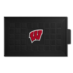 Wisconsin Badgers Heavy Duty Vinyl Medallion Door Mat - 19.5in. x 31in.