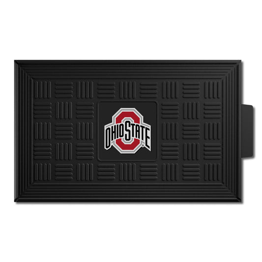 Ohio State Buckeyes Heavy Duty Vinyl Medallion Door Mat - 19.5in. x 31in. - Ohio State