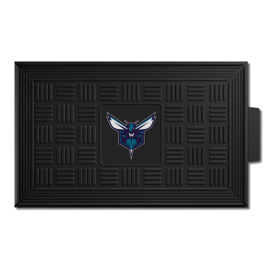 Charlotte Hornets Heavy Duty Vinyl Medallion Door Mat - 19.5in. x 31in. - Charlotte Hornets