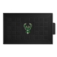 Milwaukee Bucks Heavy Duty Vinyl Medallion Door Mat - 19.5in. x 31in.