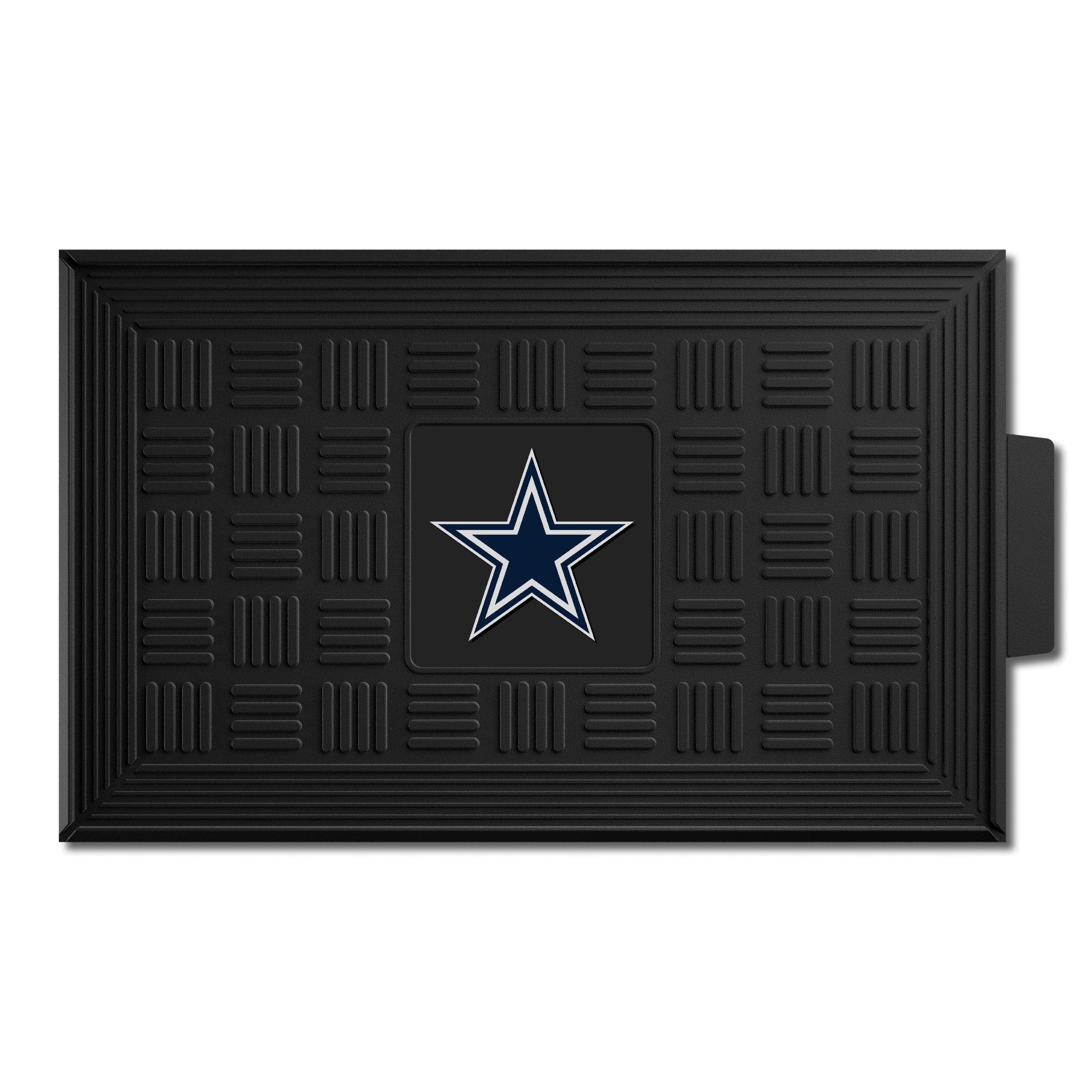 Dallas Cowboys Heavy Duty Vinyl Medallion Door Mat - 19.5in. x 31in. - Dallas Cowboys