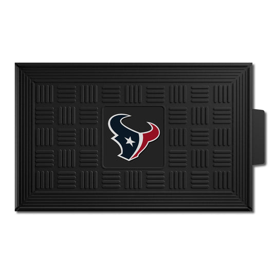 Houston Texans Heavy Duty Vinyl Medallion Door Mat - 19.5in. x 31in. - Houston Texans