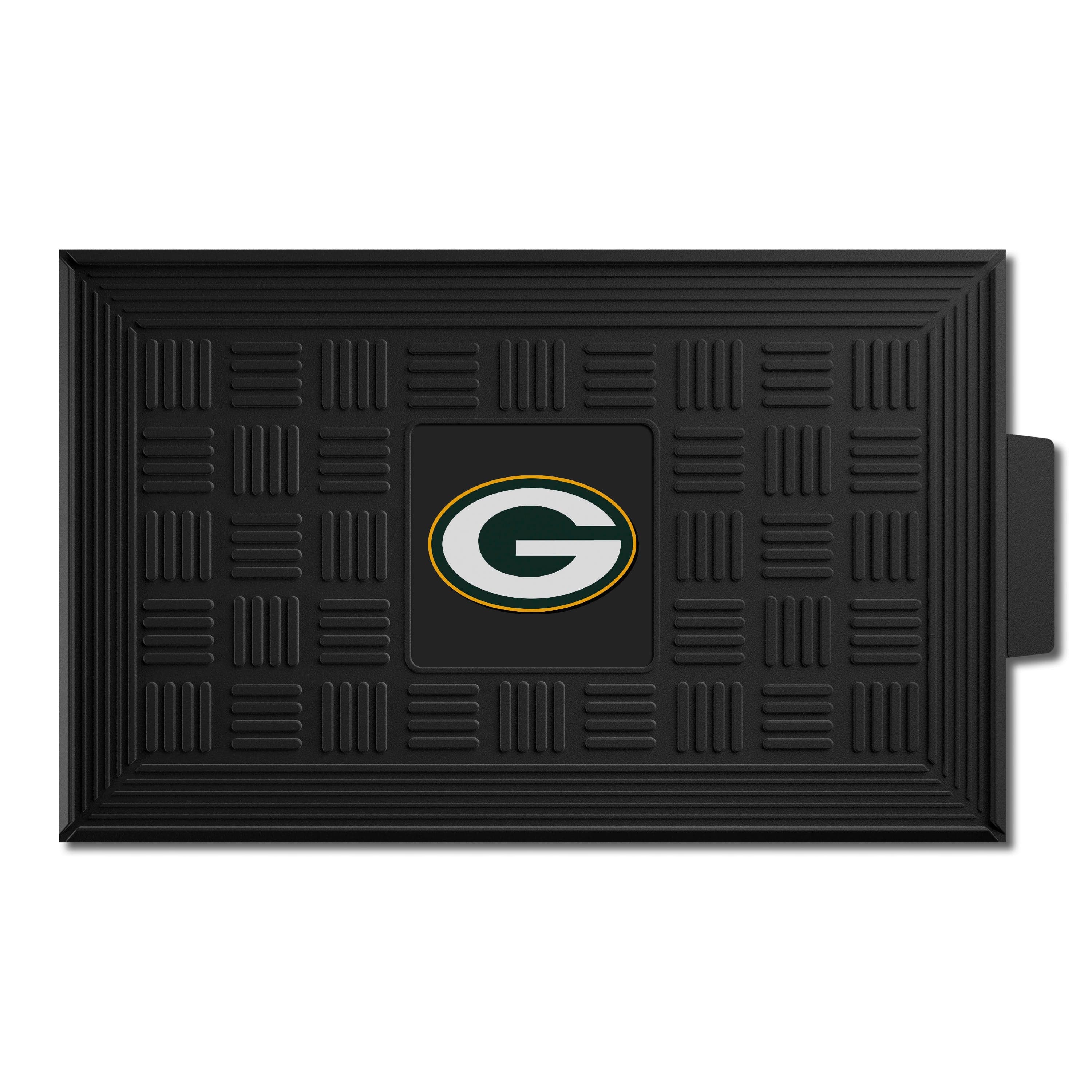 Green Bay Packers Heavy Duty Vinyl Medallion Door Mat - 19.5in. x 31in. - Green Bay Packers