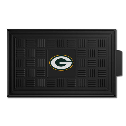 Green Bay Packers Heavy Duty Vinyl Medallion Door Mat - 19.5in. x 31in. - Green Bay Packers