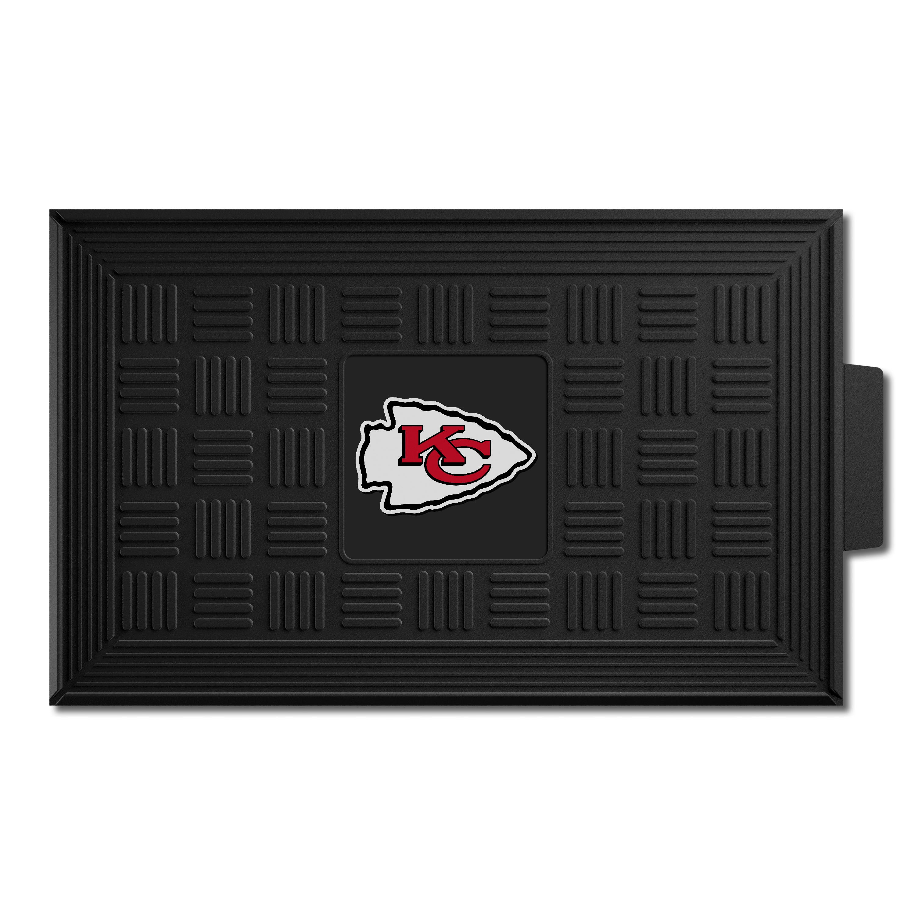 Kansas City Chiefs Heavy Duty Vinyl Medallion Door Mat - 19.5in. x 31in.