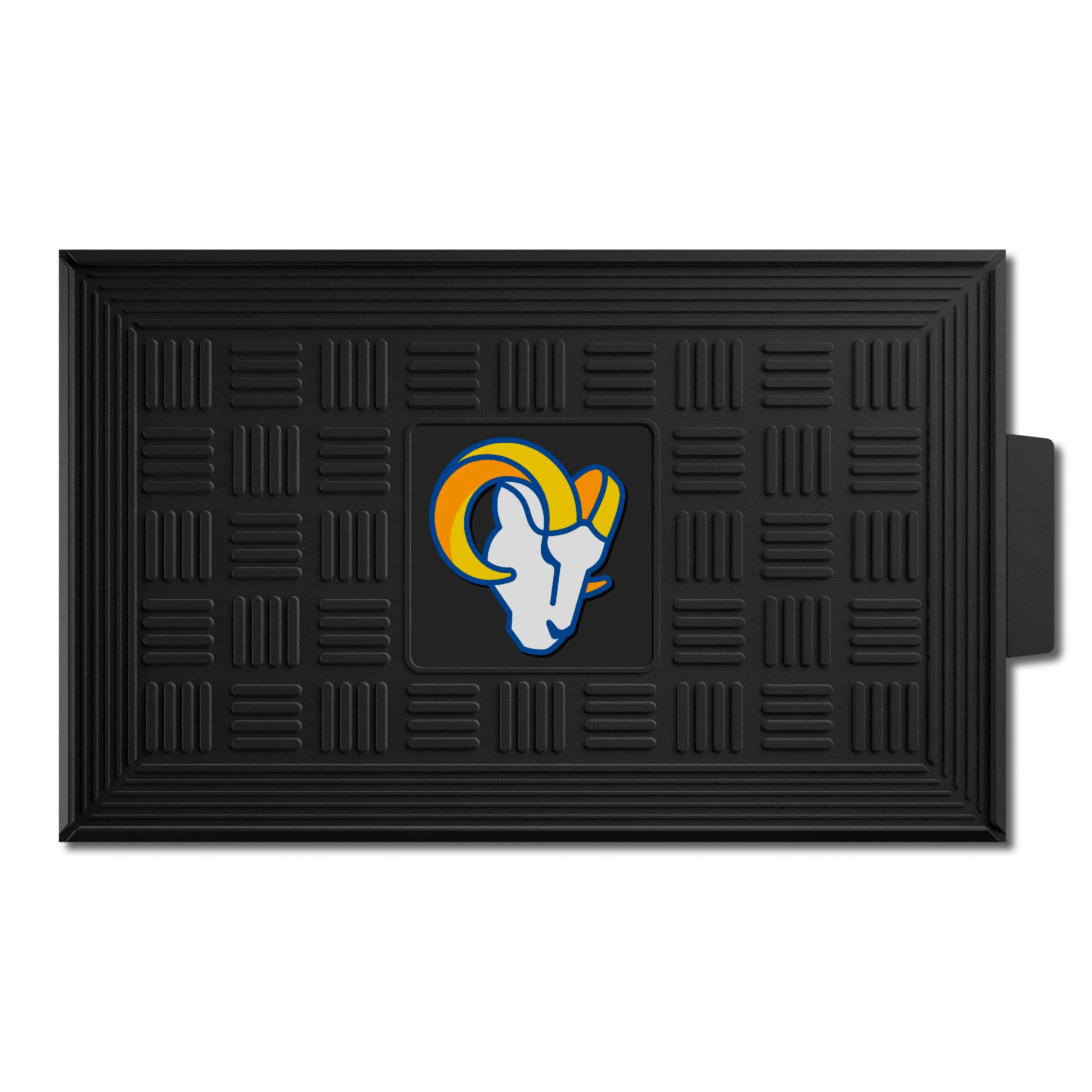 Los Angeles Rams Heavy Duty Vinyl Medallion Door Mat - 19.5in. x 31in.