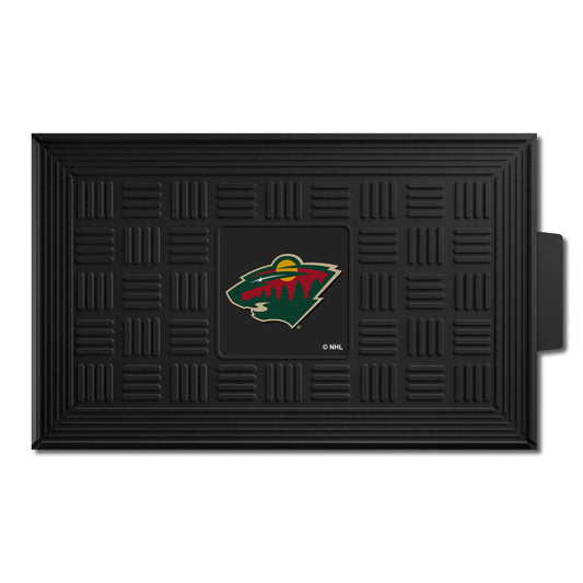 Minnesota Wild Heavy Duty Vinyl Medallion Door Mat - 19.5in. x 31in.