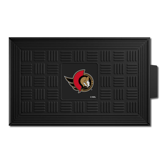 Ottawa Senators Heavy Duty Vinyl Medallion Door Mat - 19.5in. x 31in.