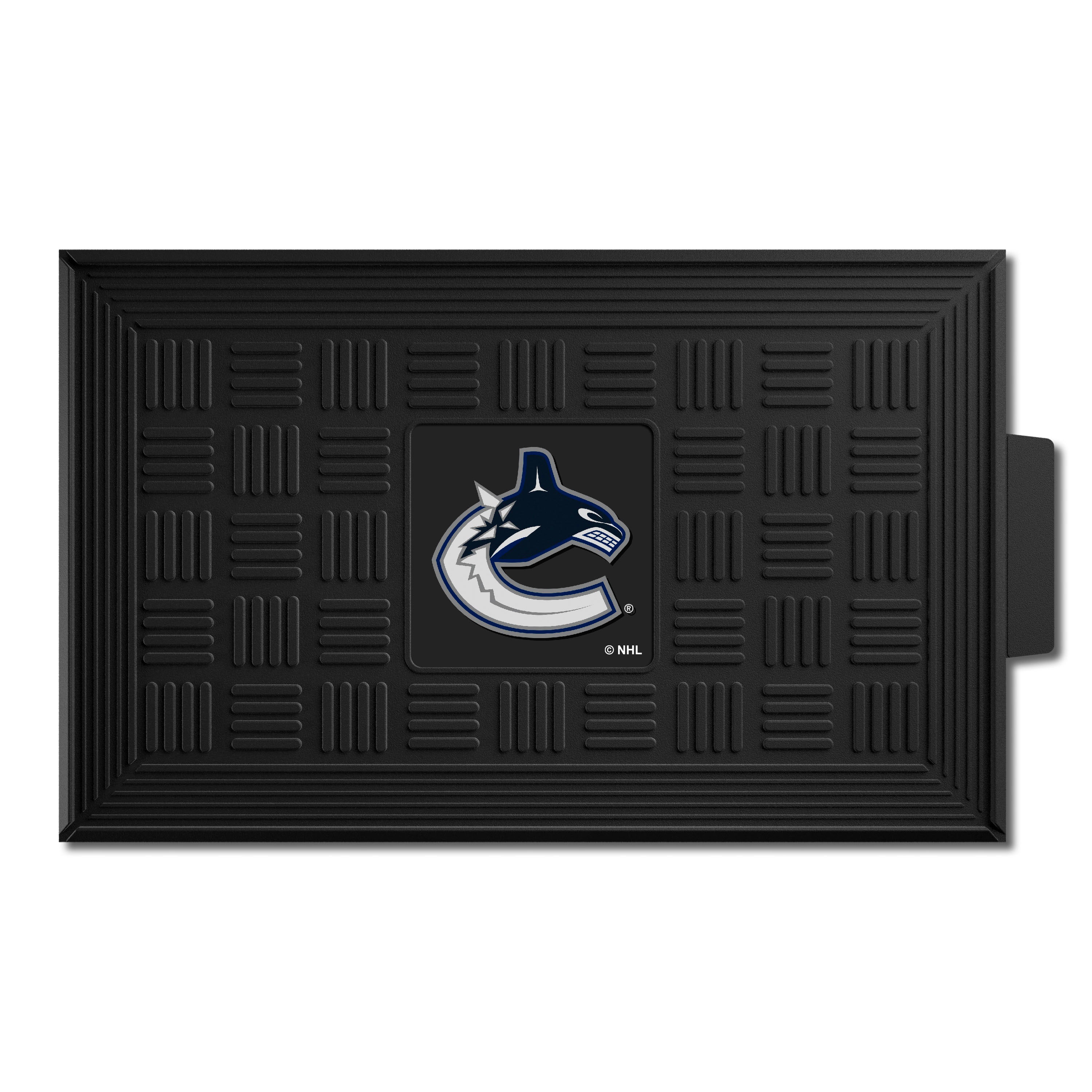 Vancouver Canucks Heavy Duty Vinyl Medallion Door Mat - 19.5in. x 31in.