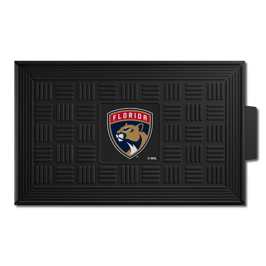 Florida Panthers Heavy Duty Vinyl Medallion Door Mat - 19.5in. x 31in.