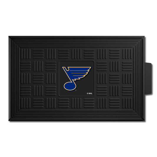 St. Louis Blues Heavy Duty Vinyl Medallion Door Mat - 19.5in. x 31in.