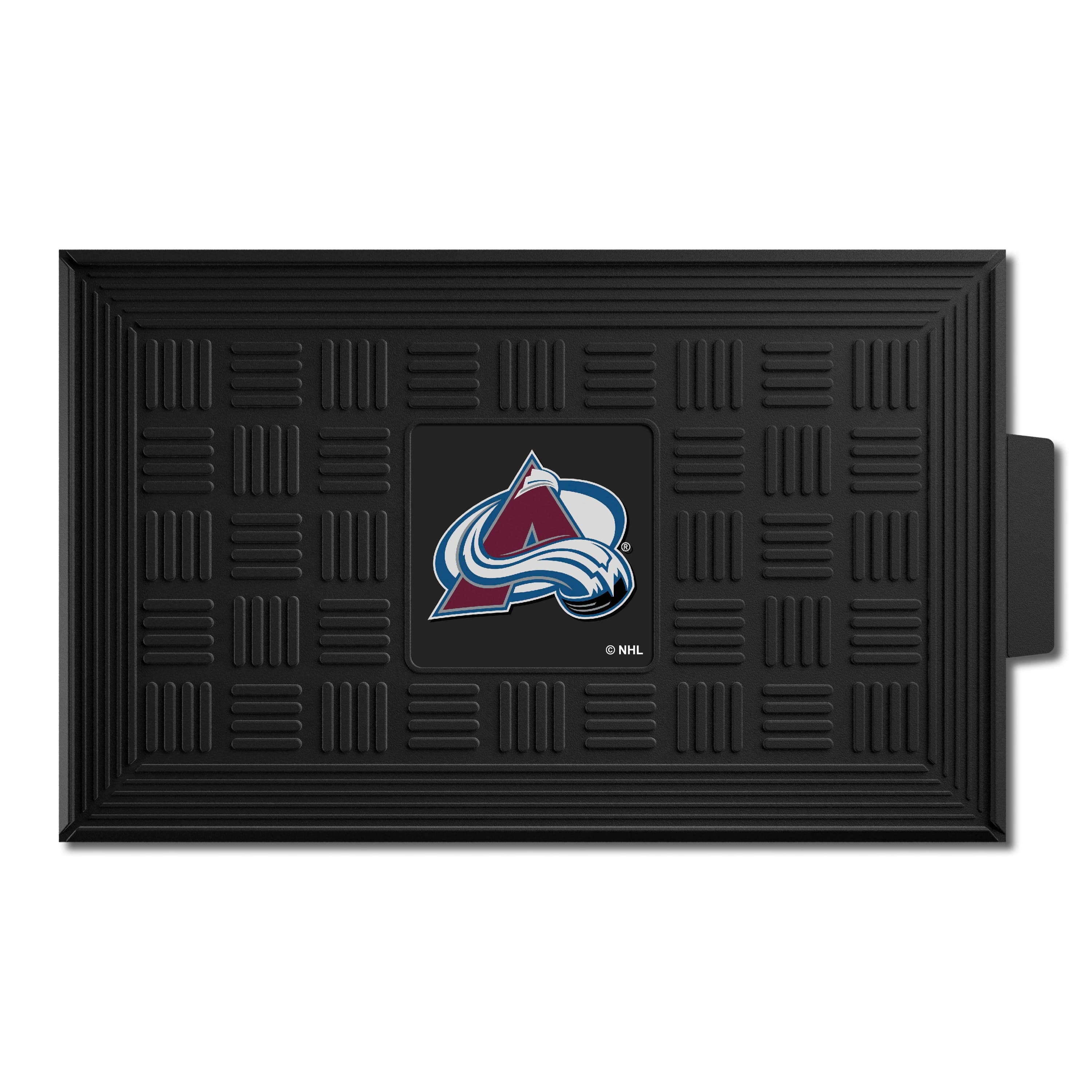 Colorado Avalanche Heavy Duty Vinyl Medallion Door Mat - 19.5in. x 31in. - Colorado Avalanche