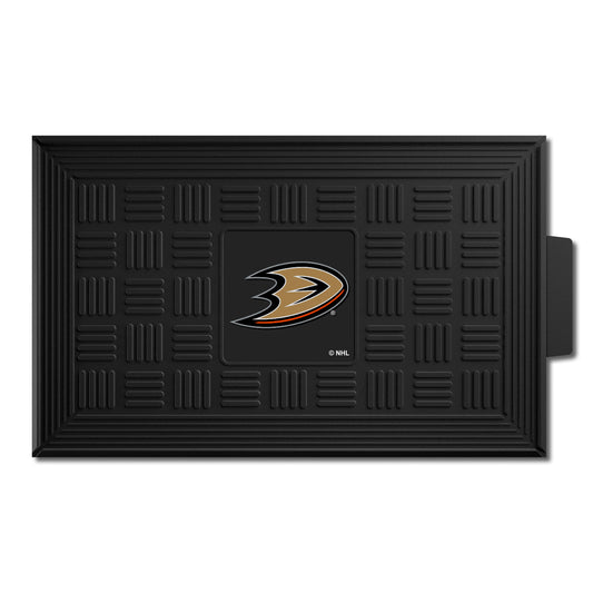 Anaheim Ducks Heavy Duty Vinyl Medallion Door Mat - 19.5in. x 31in.