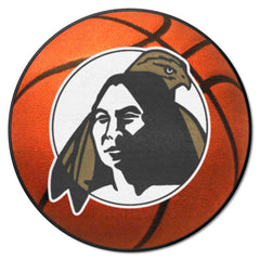 UNC Pembroke Braves Basketball Rug - 27in. Diameter