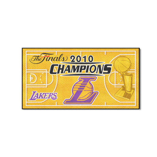 Los Angeles Lakers 2010 NBA Champions Court Runner Rug - 24in. x 44in.