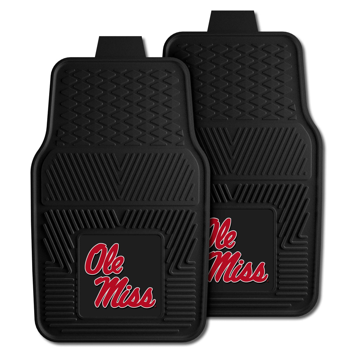 Ole Miss Rebels Heavy Duty Car Mat Set - 2 Pieces - Ole Miss