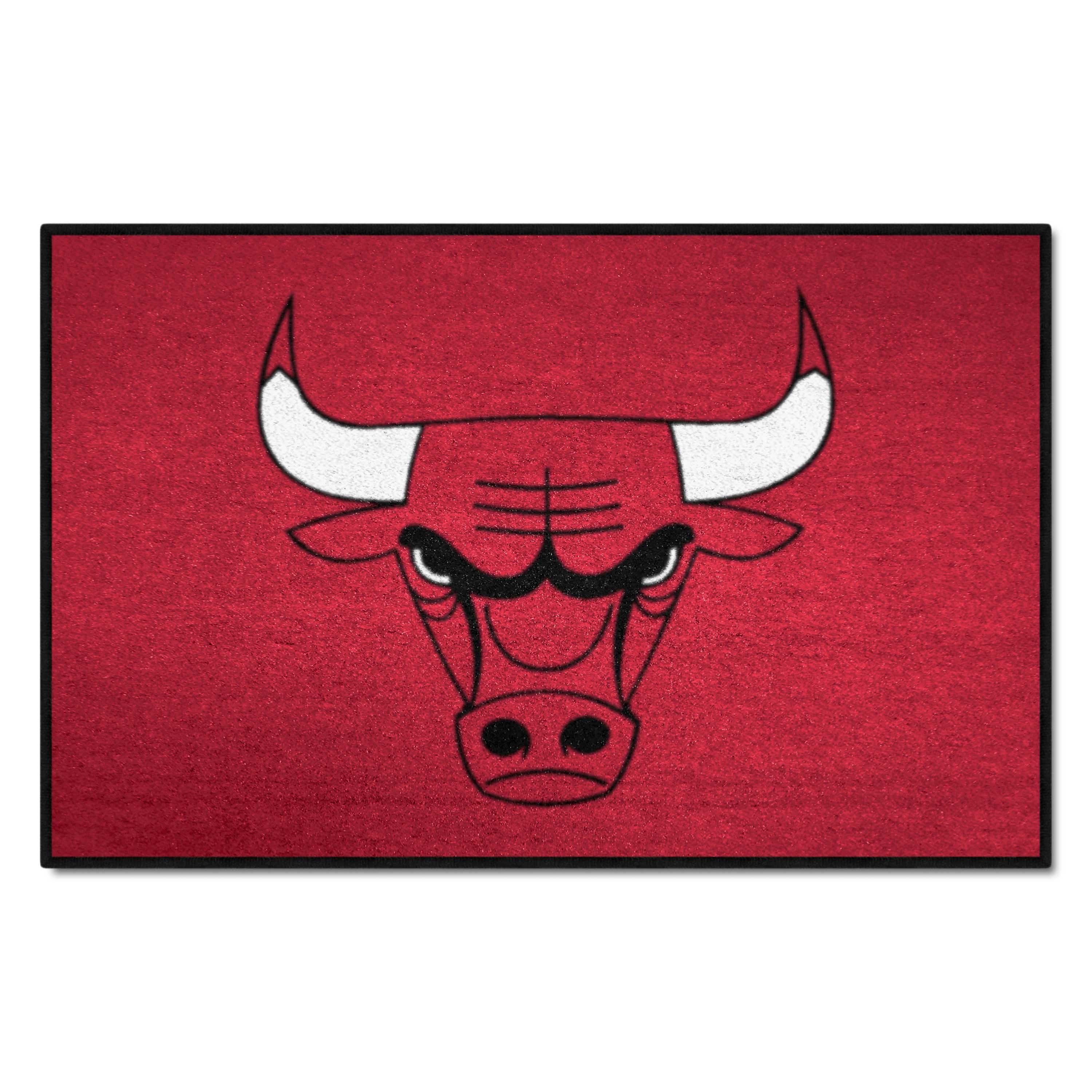 Chicago Bulls Starter Mat Accent Rug - 19in. x 30in. - Chicago Bulls