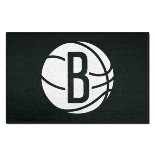 Brooklyn Nets Starter Mat Accent Rug - 19in. x 30in. - Brooklyn Nets