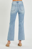 RISEN Full Size High Rise Straight Jeans - Trendsi