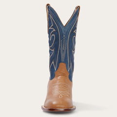 Stetson Casper Tan & Blue Matte Cowboy Boot