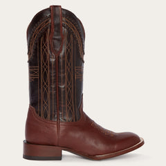 Stetson Denver Brown Goat Hand Stitched Cowboy Boot