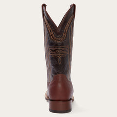 Stetson Denver Brown Goat Hand Stitched Cowboy Boot