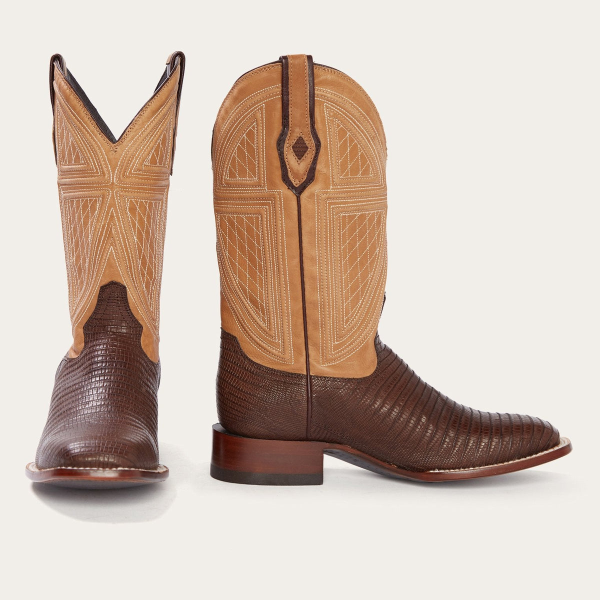 Stetson Beaumont Brown Teju Cowboy Boot