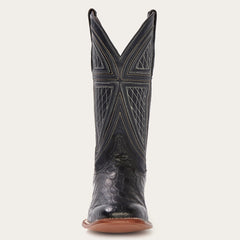 St-EEtson Black Falls Alligator Cowboy Boot