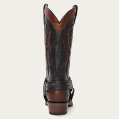 Stetson Biker Outlaw Oiled Leather Cowboy Boot