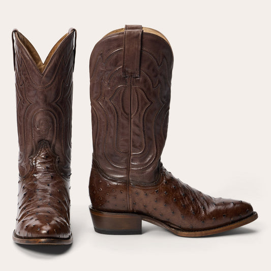 Stetson Chisholm Ostrich Boots