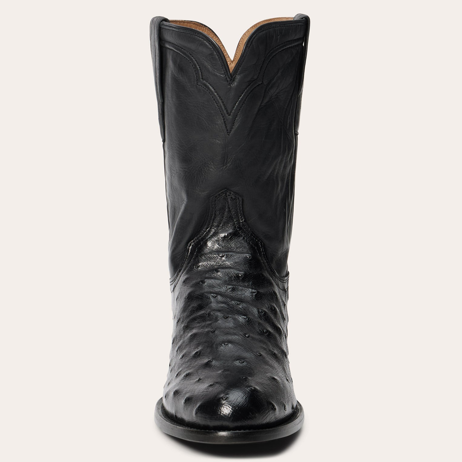 Stetson Austin Ostrich Roper Boots