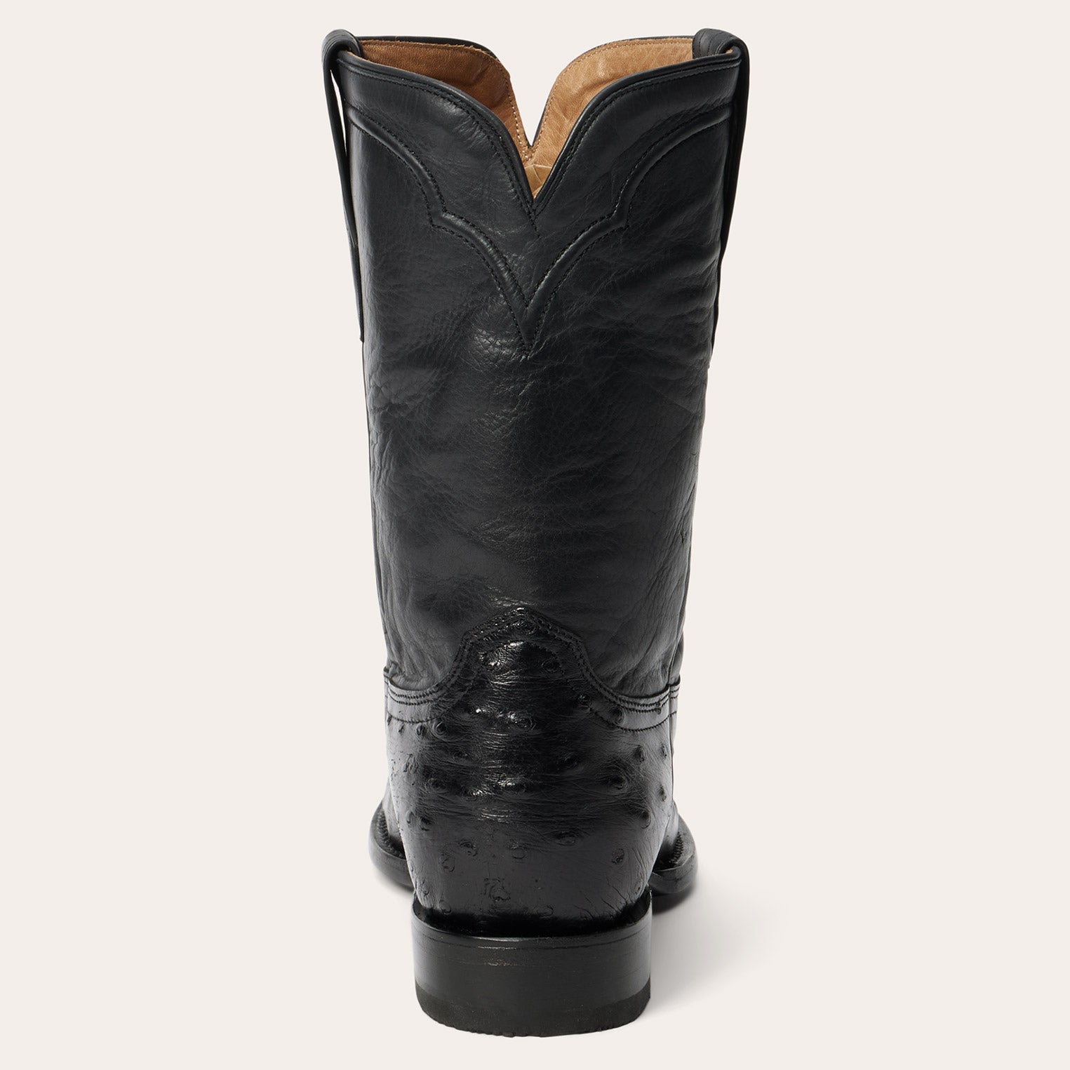 Stetson Austin Ostrich Roper Boots