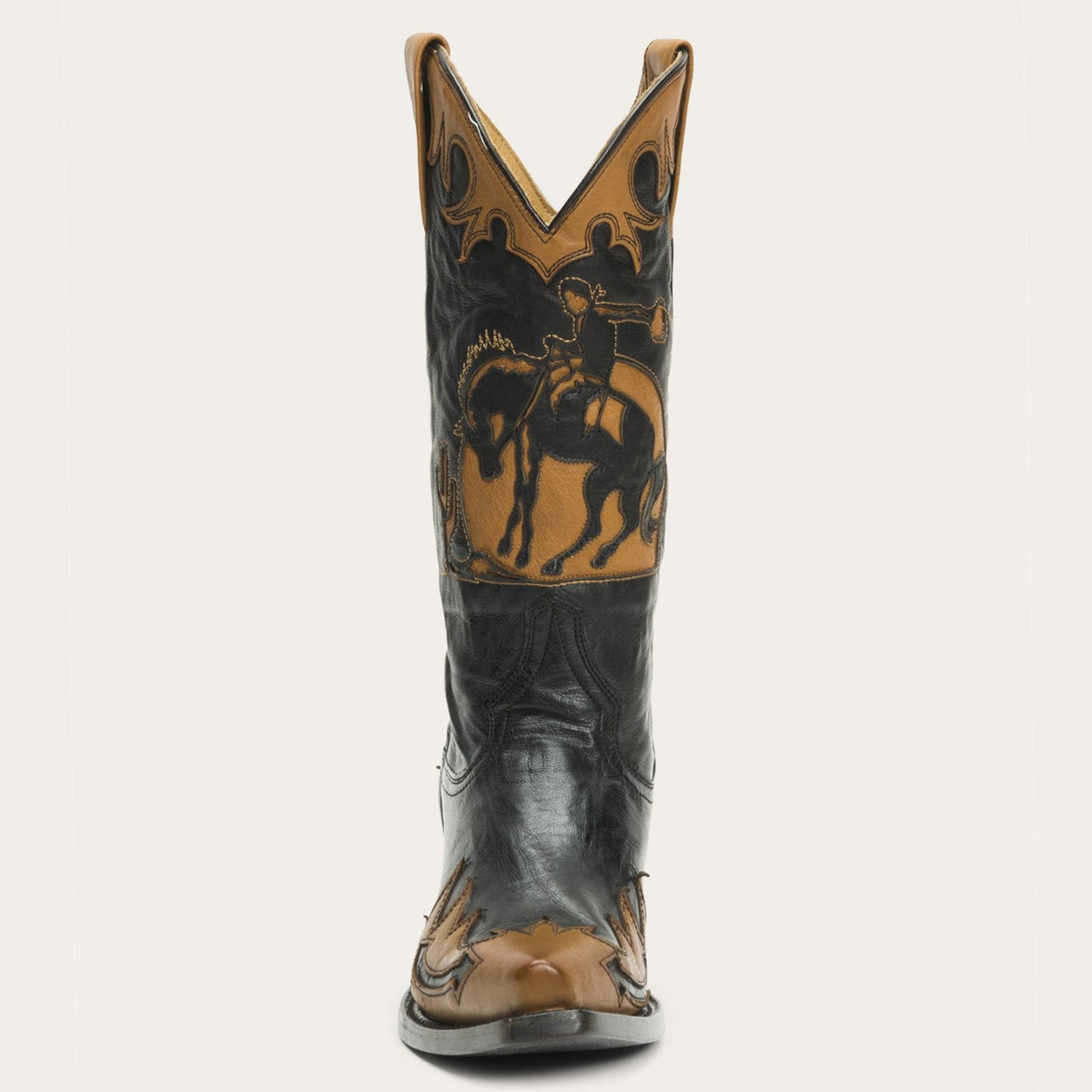 Stetson Faye Cowgirl & Horse Underlay Leather Boot