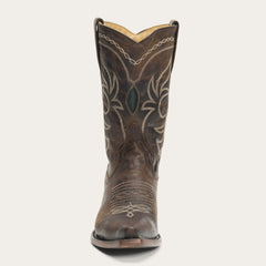 Stetson Iris Mid-Calf Embroidered Boot