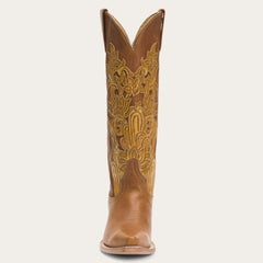 Stetson Jules Hand Tooled Leather Boot