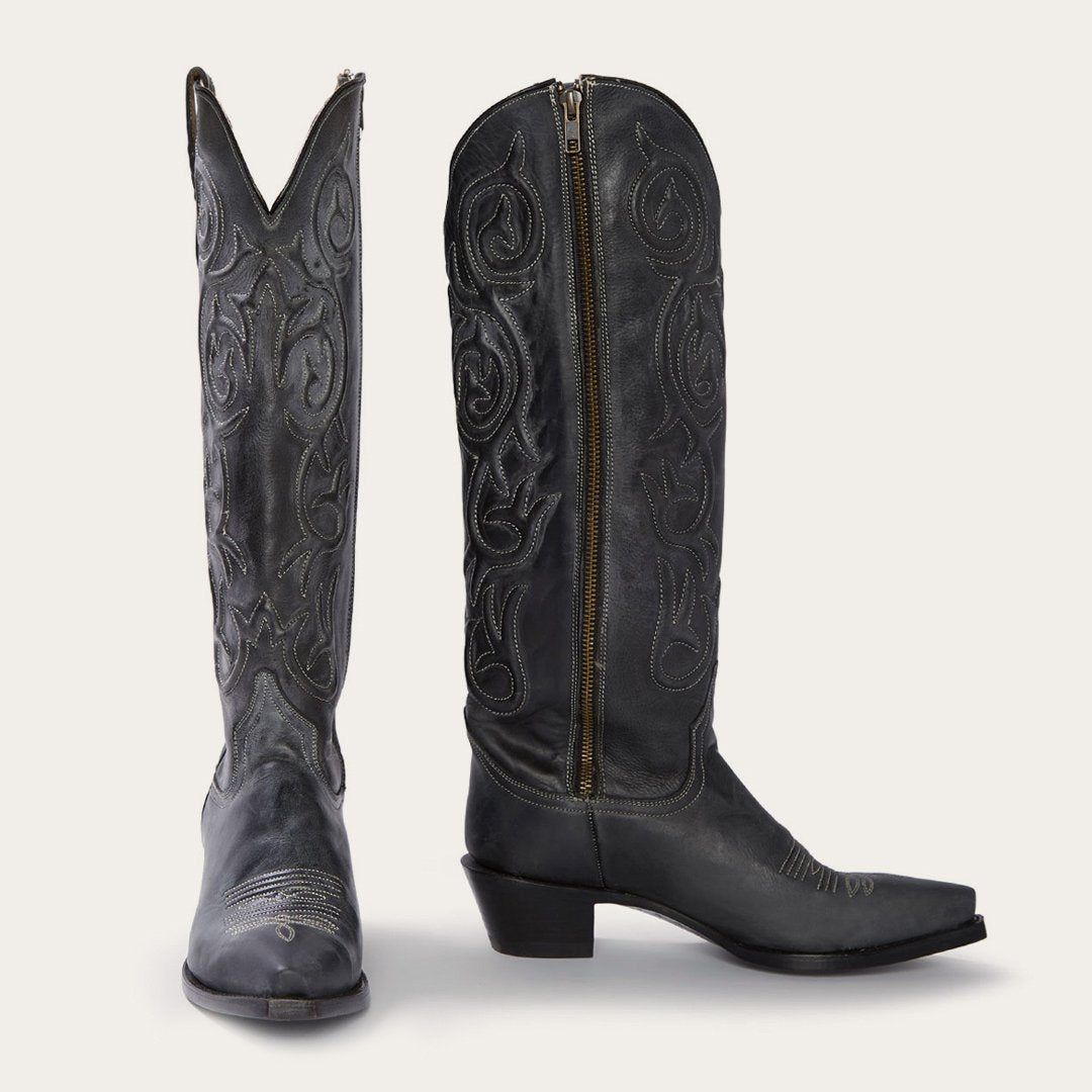 Stetson Blair Corded Side Zip Cowboy Boot