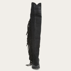 Stetson Glam Over-The-Knee Fringe Boot