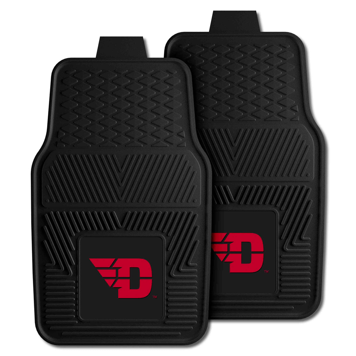 Dayton Flyers Heavy Duty Car Mat Set - 2 Pieces - Dayton