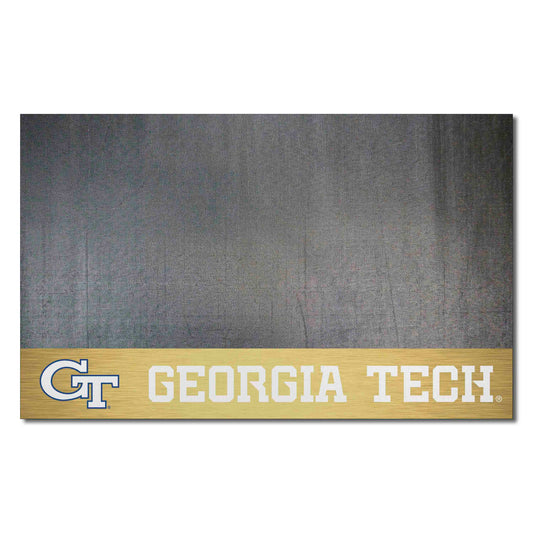 Georgia Tech Yellow Jackets Vinyl Grill Mat - 26in. x 42in., GT