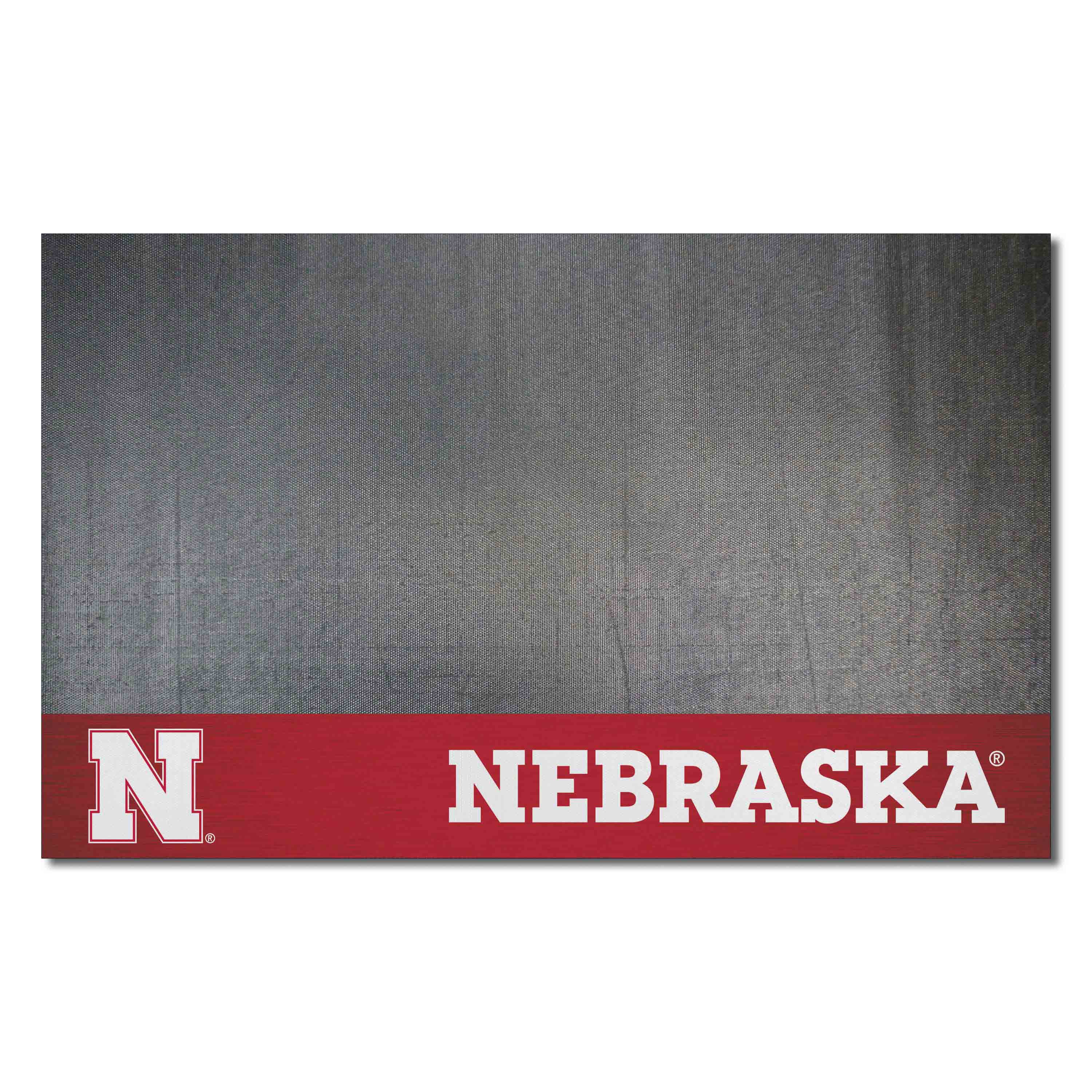 Nebraska Cornhuskers Vinyl Grill Mat - 26in. x 42in.