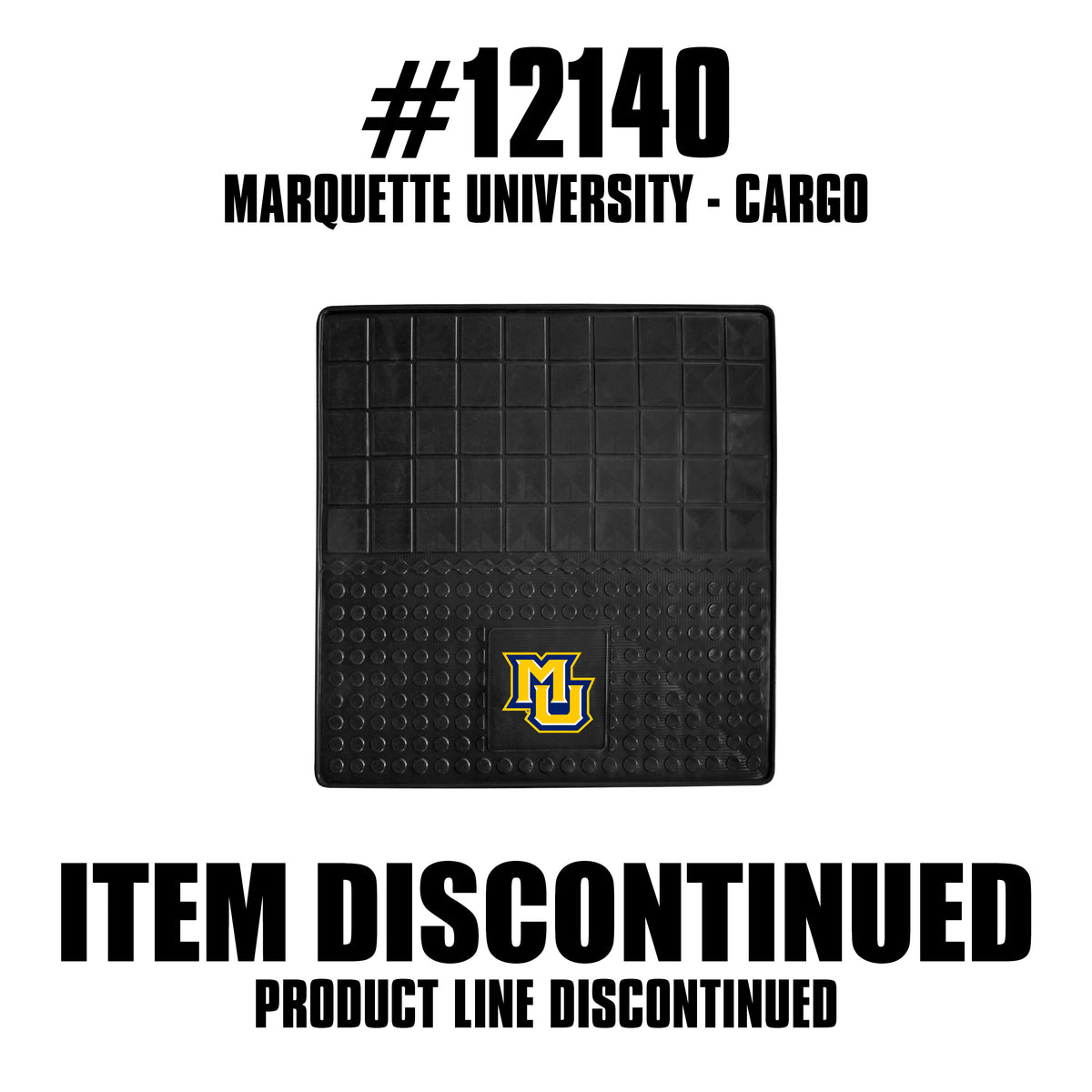 Marquette Golden Eagles Heavy Duty Cargo Mat 31"x31"