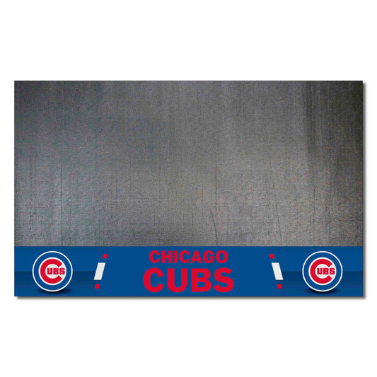 Chicago Cubs Vinyl Grill Mat - 26in. x 42in. - Chicago Cubs