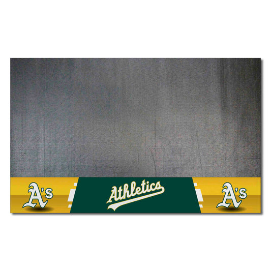 Oakland Athletics Vinyl Grill Mat - 26in. x 42in.