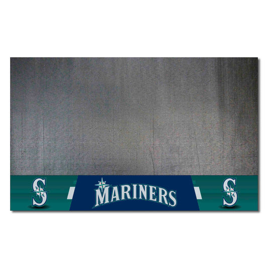 Seattle Mariners Vinyl Grill Mat - 26in. x 42in.