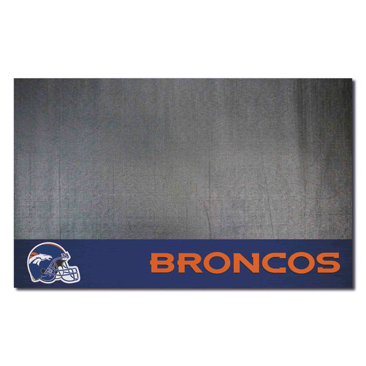 Denver Broncos Vinyl Grill Mat - 26in. x 42in.