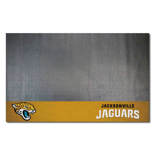 Jacksonville Jaguars Vinyl Grill Mat - 26in. x 42in. - Jacksonville Jaguars