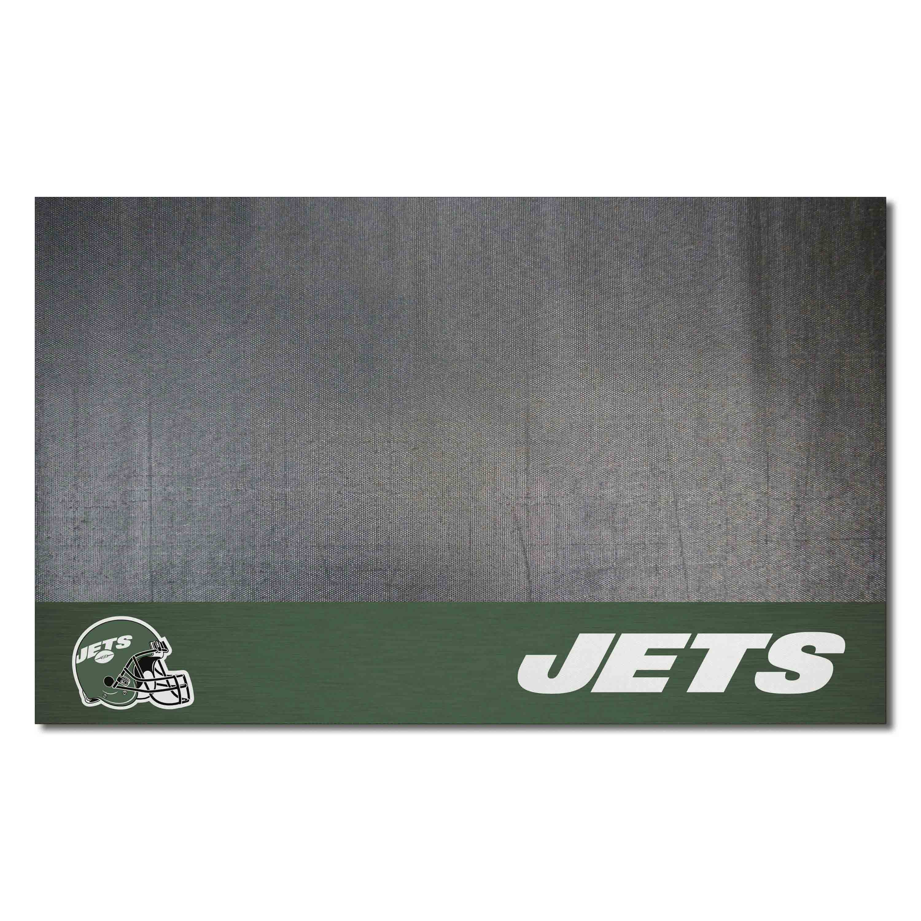 New York Jets Vinyl Grill Mat - 26in. x 42in.